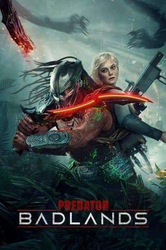 Poster for Predator: Badlands, a popular movie available on IPTV Provider
